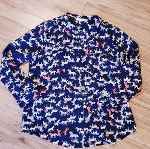 Charter Club Horse Blouse Petite